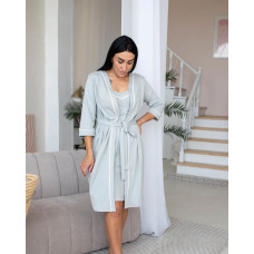 Комплект з теплим халатом Premium Gray Комплект з теплим халатом Premium Gray